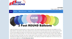 Desktop Screenshot of bestballoons.co.uk